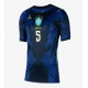 Billige Fotballdrakt Brasil Casemiro #5 Replika Bortedrakt Dame VM 2026 Kortermet Billige Fotballdrakt Brasil Casemiro #5 Replika Bortedrakt Dame VM 2026 Kortermet